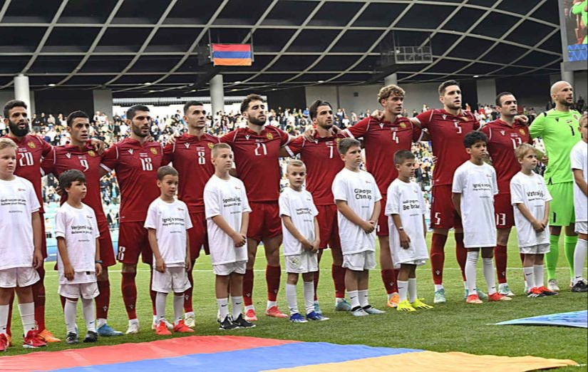 Armenian national team lost to Slovenia in a friendly match