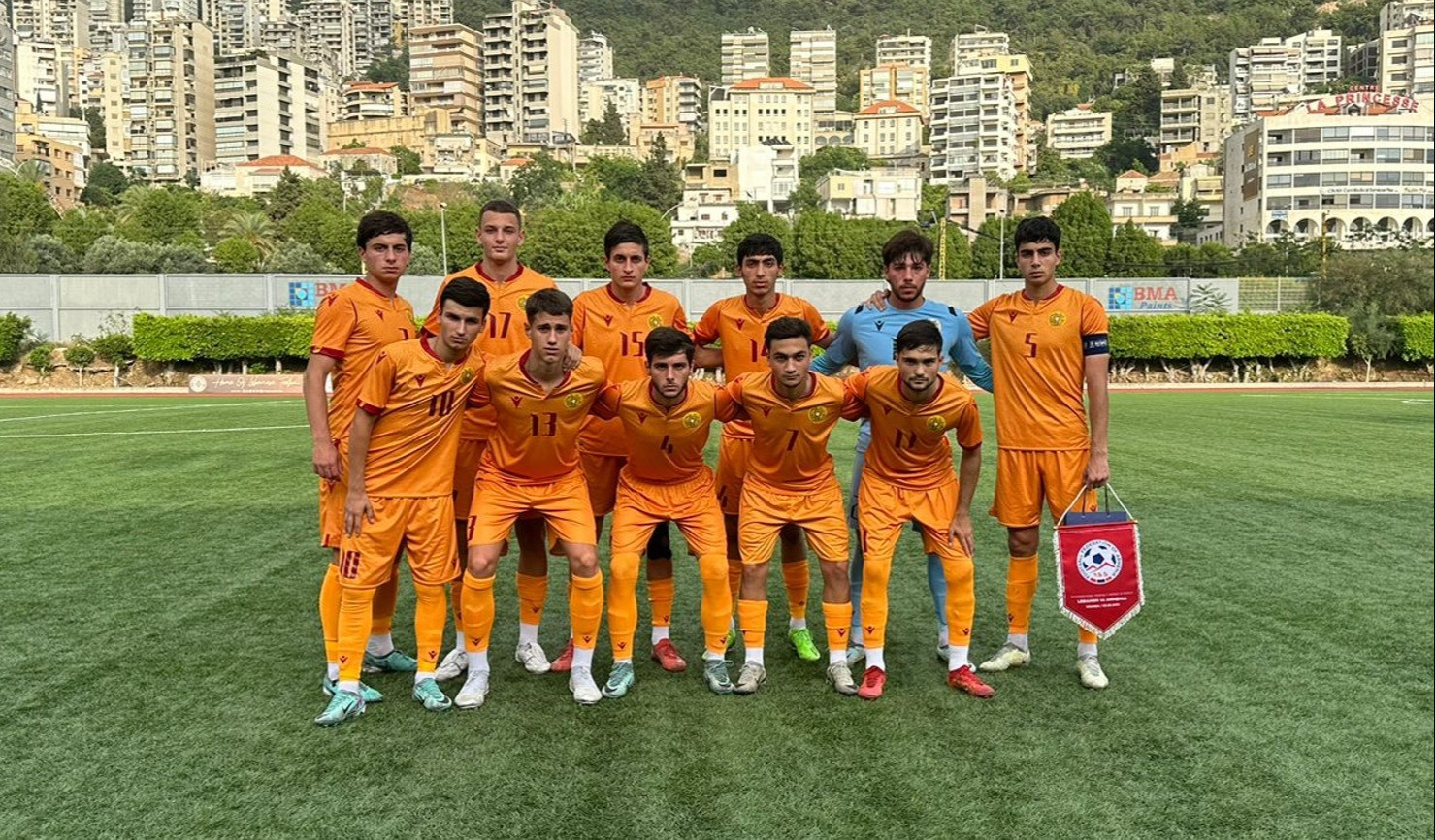 A goalless draw in a match between Armenia U19 and Lebanon U19