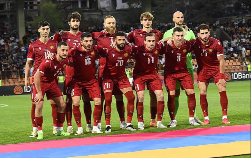 Armenia is the 96th in FIFA updated rankings